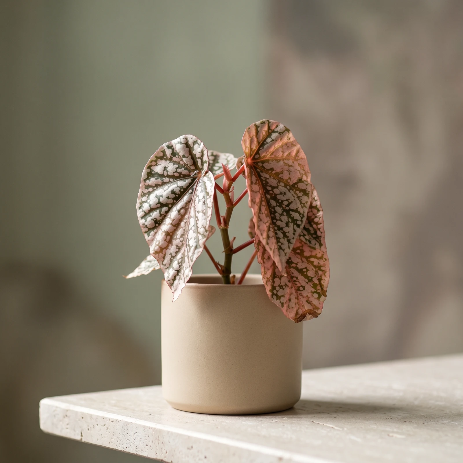 Begonia "Snow Capped Pink"