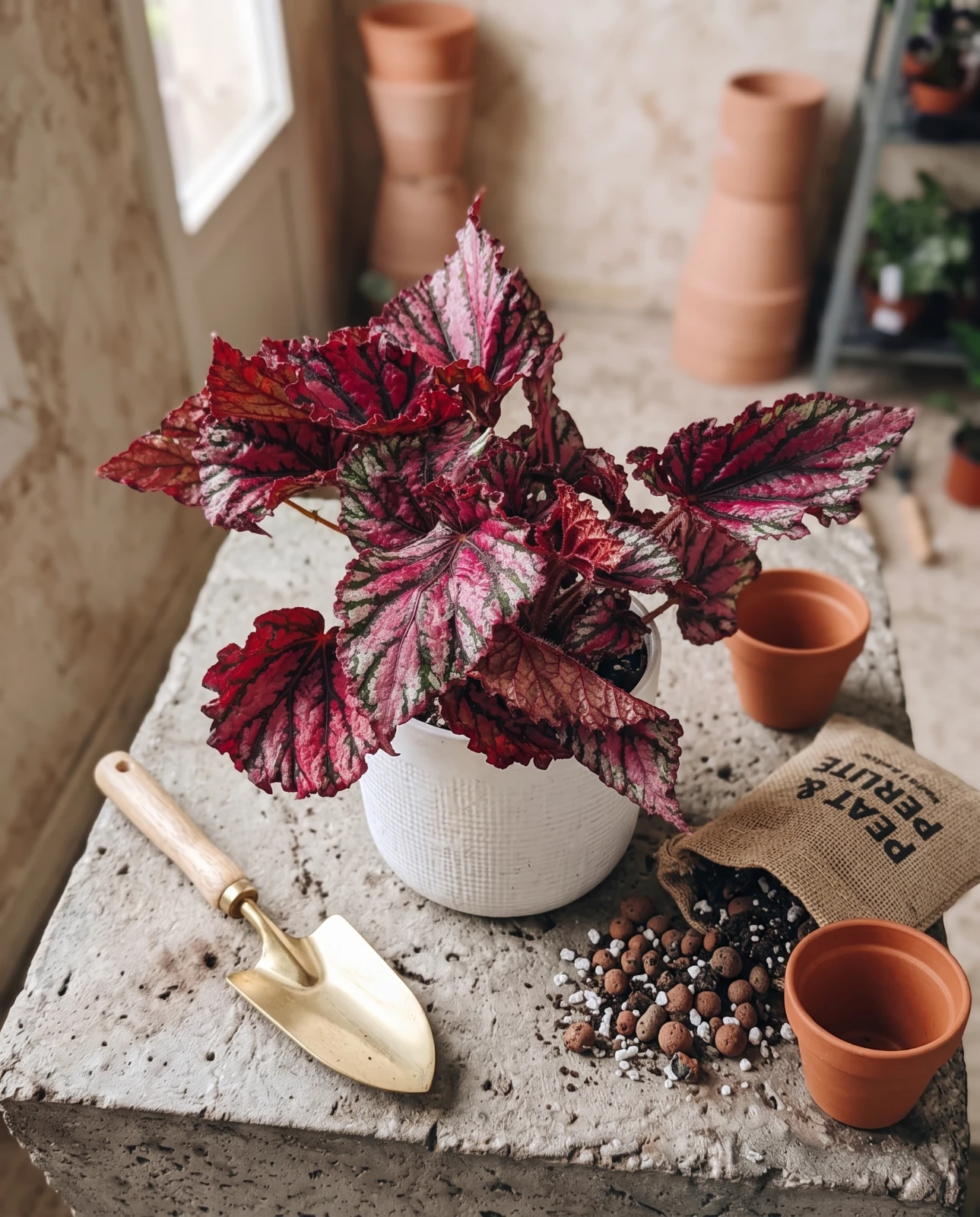 Begonia Rex 'Fireworks'